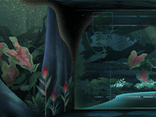 黑流树海壁纸