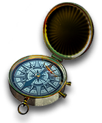 黄铜指南针